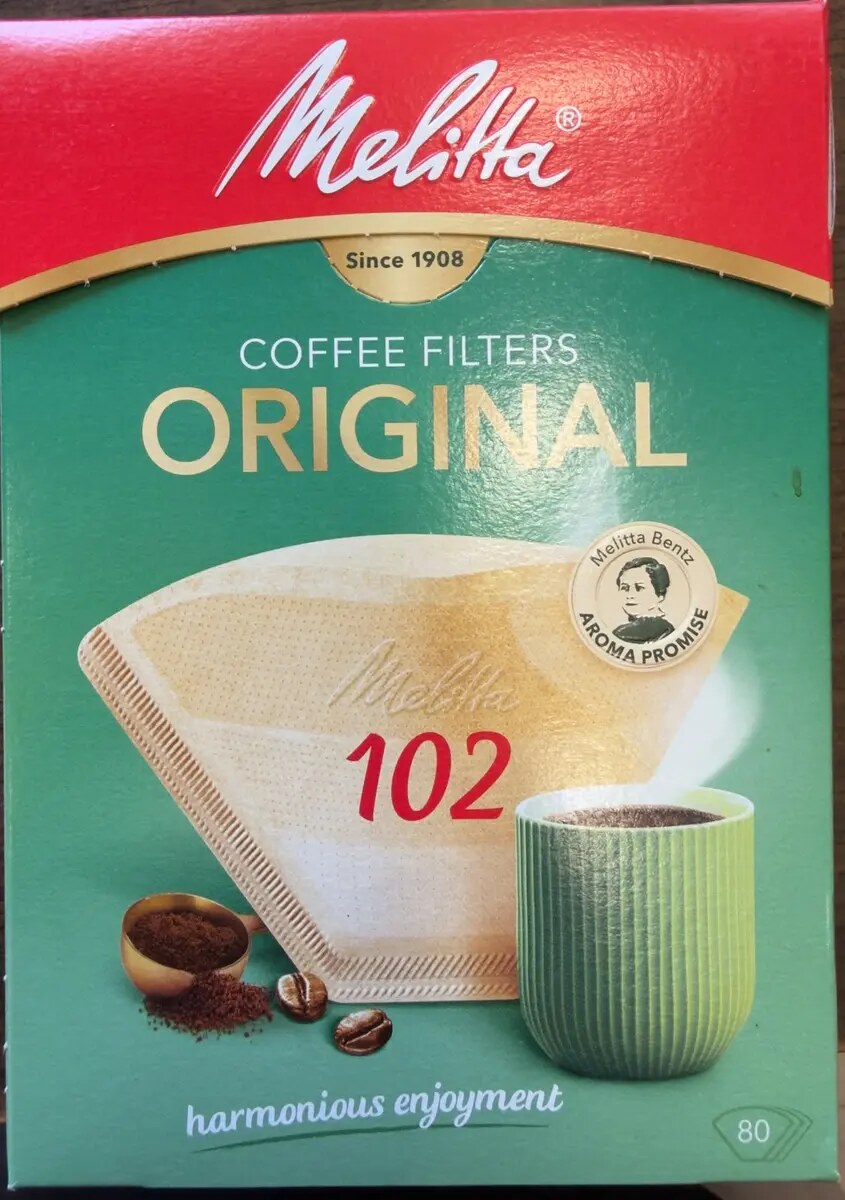 Melitta מסנני נייר 102