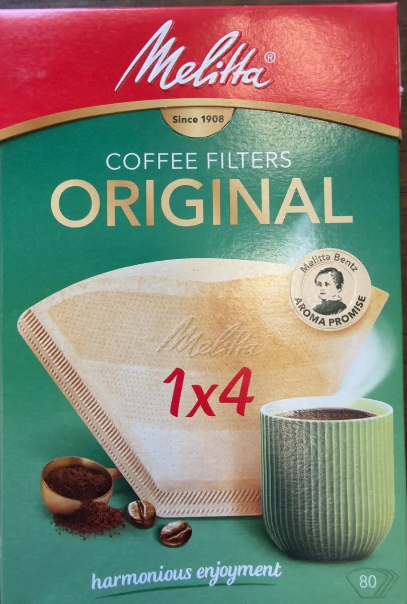 Melitta מסנני נייר 1×4