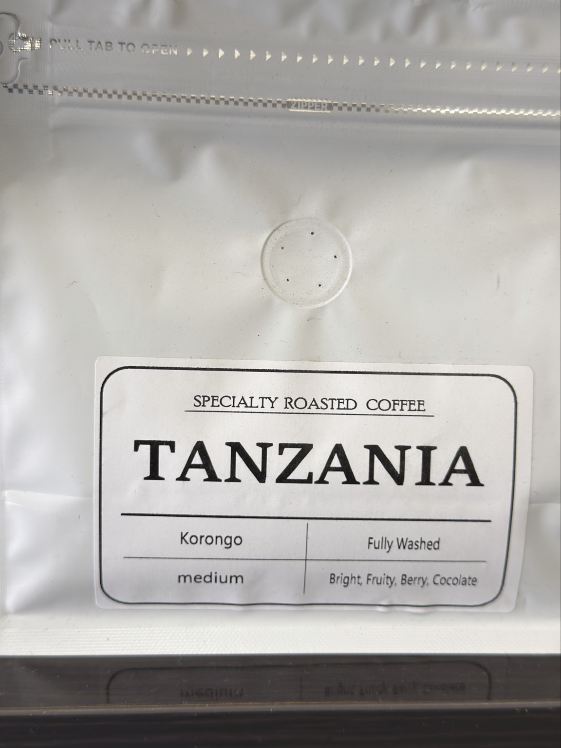 שקית פולי קפה Tanzania Korongo
